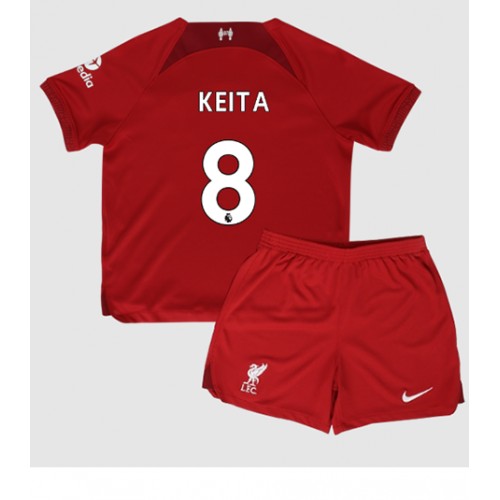 Dres Liverpool Naby Keita #8 Domaci za djecu 2022-23 Kratak Rukav (+ kratke hlače)